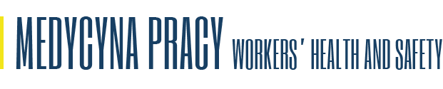 Logo of the journal: Medycyna Pracy. Workers' Health and Safety
